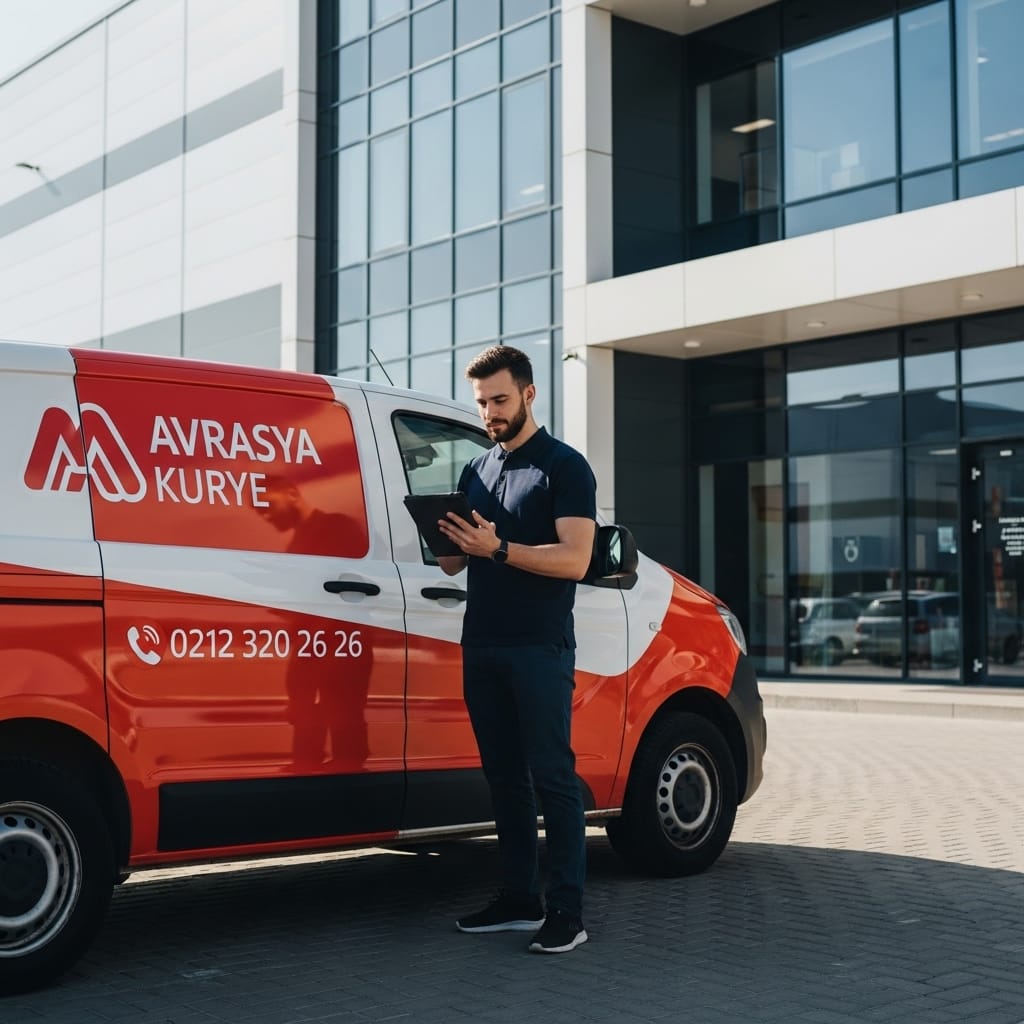 Çoklu koli taşıyan e‑ticaret moto kurye